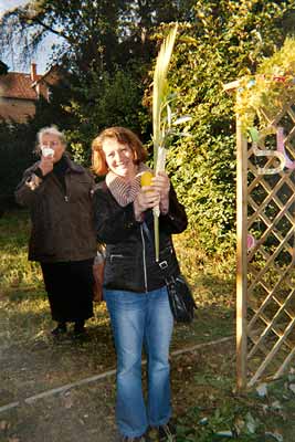 Evgenia beim Sukkot Fest.